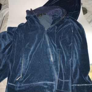 Lafayette 148 NY 2 Piece velour lounge set